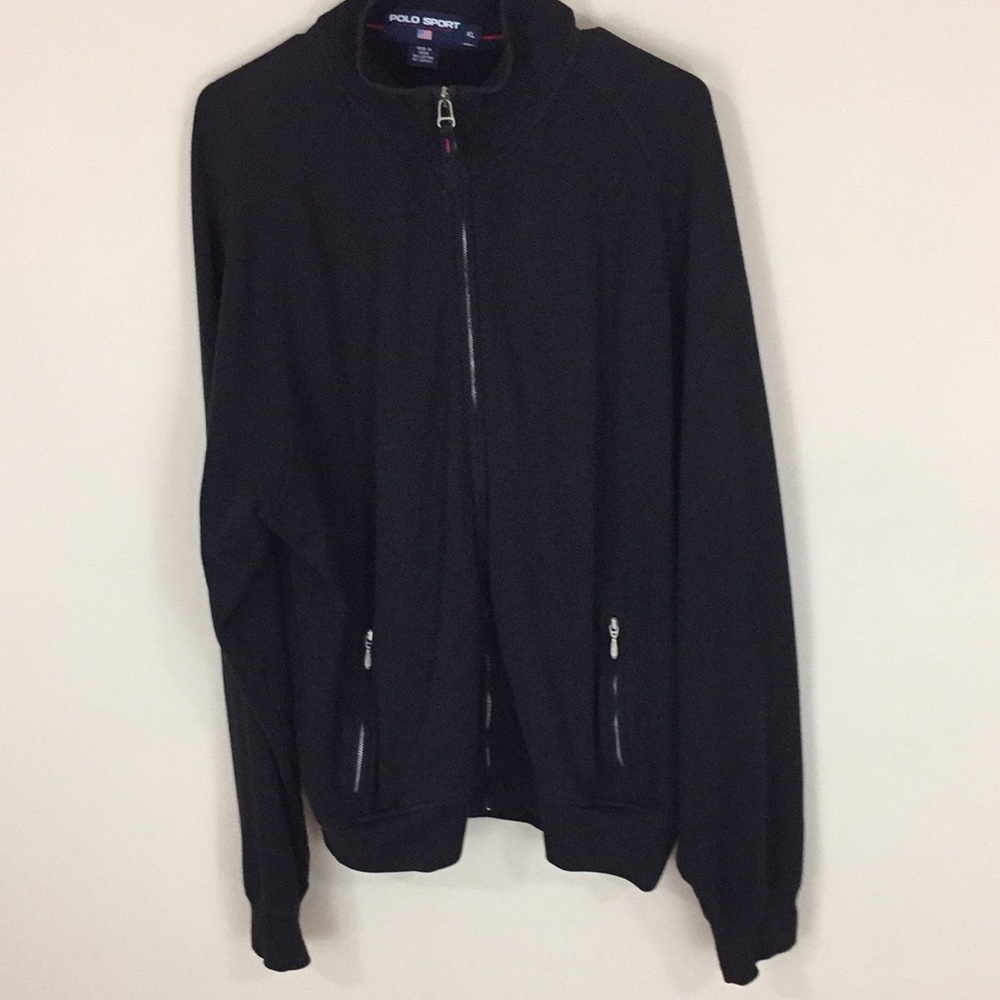Polo Sport Ralph Lauren Black Full Zip Jacket Size XL